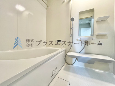 【浴室】 | シーアイマンション須磨エクシード | 白基調で清潔感のある浴室♪