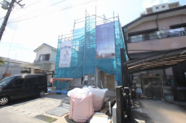 神田　新築戸建　の外観|建築中です！
土地面積　147.38㎡　（約44.58坪）