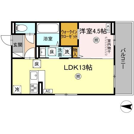 グランフォレスト大江の間取り