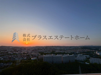 【展望】 | 須磨パークヒルズC棟 | 33階建ての30階南西角部屋♪淡路島や明石海峡大橋まで見渡せます♪