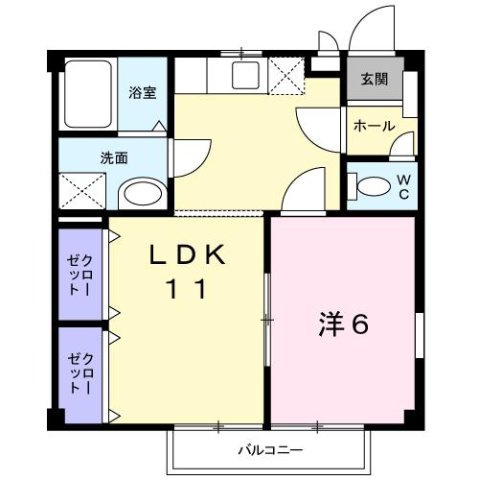 【間取り】 | ラフォーレ大陽Ⅱ