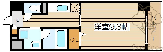 クレール十三の間取り
