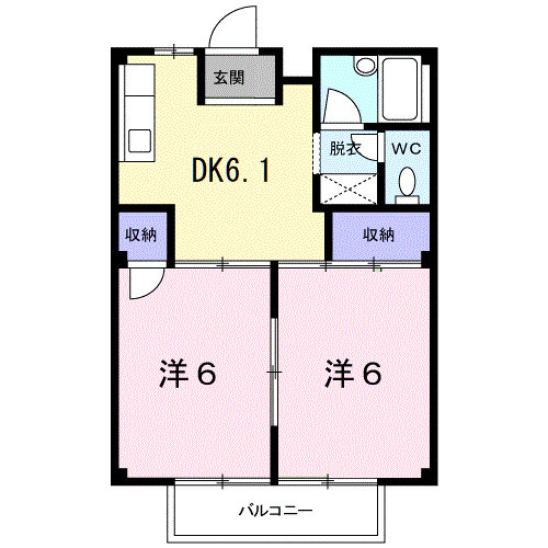 【間取り】 | シティハイツ日野