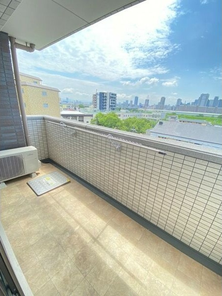 CITY　SPIRE西中島のバルコニー