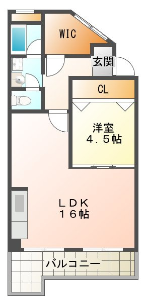 ハイツニュー多聞の間取り