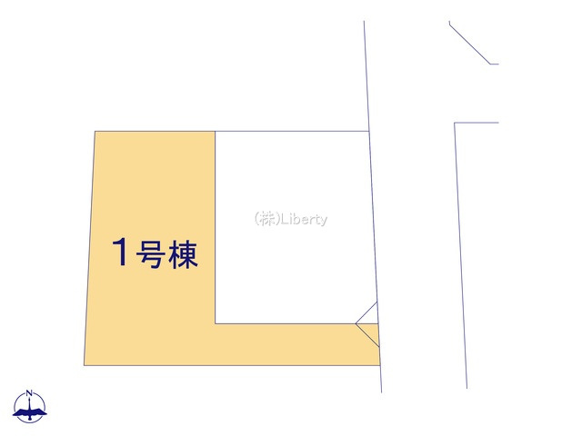守谷市松ケ丘6期　新築戸建　1号棟の区画図