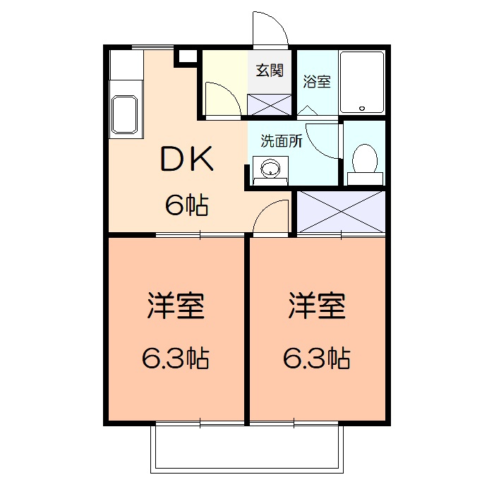 シドニーBの間取り