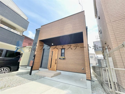 【外観】 | 兵庫区浜中町2丁目　事務所付き中古戸建 | 令和4年築の築浅♪最寄駅まで徒歩約3分♪