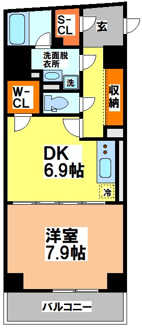 THE PALMS 三鷹の間取り