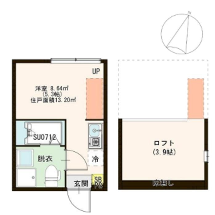 杉並区井草５丁目のアパートの間取り|
