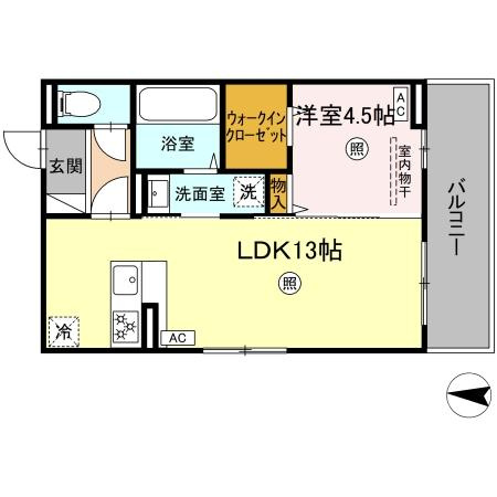 グランフォレスト大江の間取り