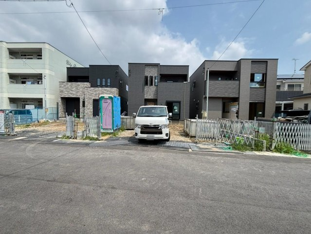 タマタウン　大垣市南若森（西小）　全３区画分譲の外観|「現地（2026年8月3日）撮影」　
■全体写真　
■ヤマダ不動産　株式会社リライフ　