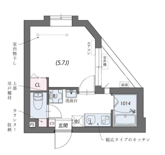 【間取り】 | クリスタルコート新江古田