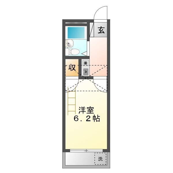 レオパレス南栄第4の間取り