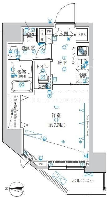 クレイシア両国レジェールの間取り