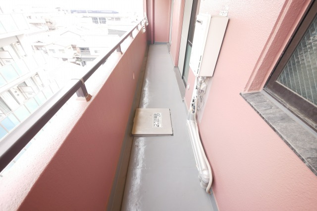 リーデルフェリア住之江のバルコニー