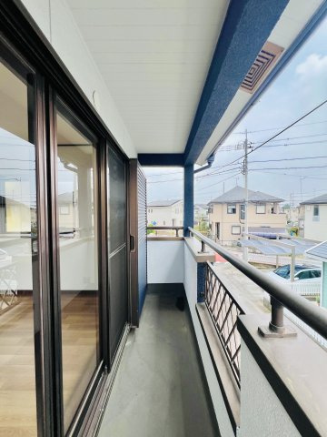 高崎市新町のバルコニー|日当たりも良好なバルコニー♪