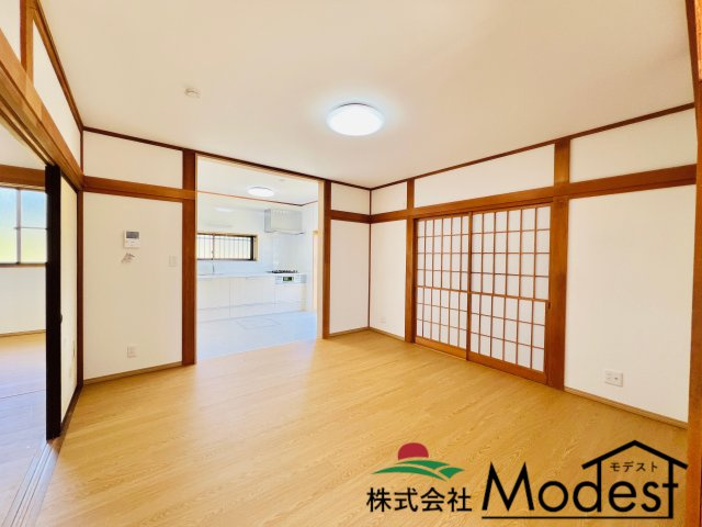 高崎市神戸町の居間・リビング|ご家族も自然と集まる空間♪