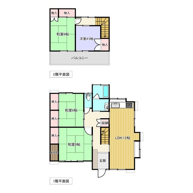 伊勢崎市山王町の間取り