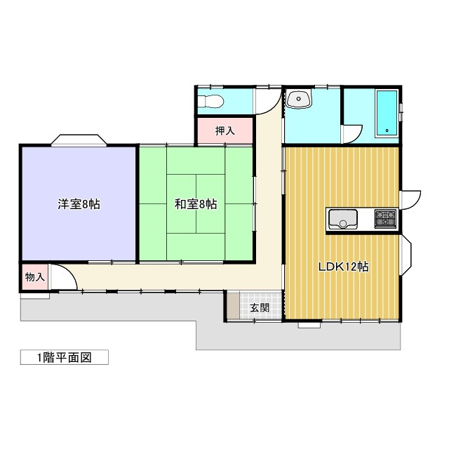 太田市鳥山上町の間取り|間取図