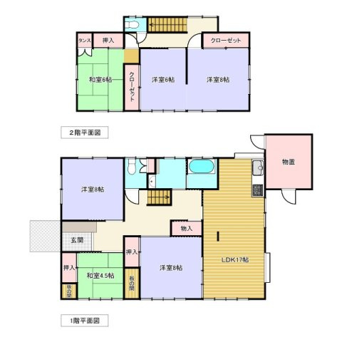 太田市由良町の間取り|間取図