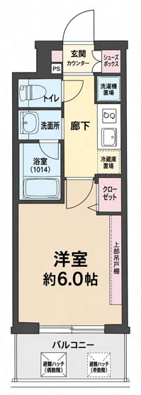 【間取り】 | プレリス北巽駅前ラバルス