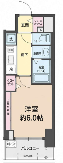 【間取り】 | プレリス大阪今里サヴィア