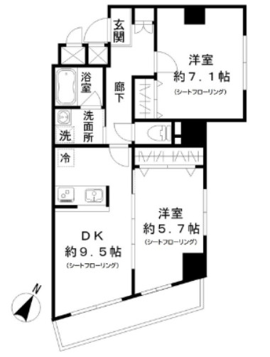 ブールバード白山の間取り