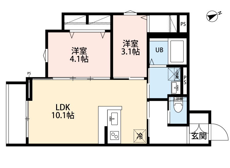 robot home 中河原の間取り