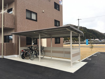 【その他共用部分】 | ソアレ | 屋根付き駐輪場があるので自転車の置き場にも困りません！