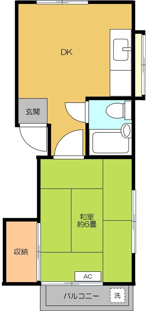 ヴィラコート中央の間取り