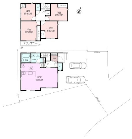 舟倉1丁目新築戸建て　1号棟の画像