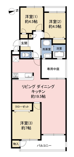 【間取り】 | ガーデンヒルズ櫛原☆仲介手数料無料☆
