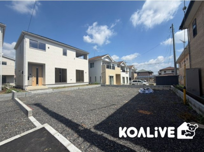 【外観】 | 前橋市川原町　新築住宅 | 現地ご案内ツアー開催中！早朝やお仕事帰りのご見学にもすぐ対応致します！見学ご予約はコアライブまでお気軽にお問い合わせ下さい！
