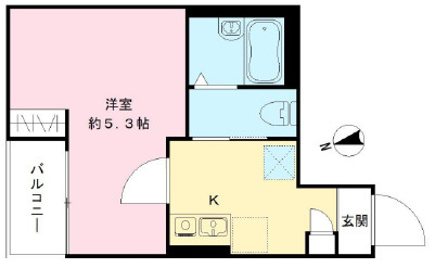 フェリーチェ東高円寺Dの間取り