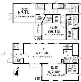 サニーアヴェニュー　Ｂ棟の間取り
