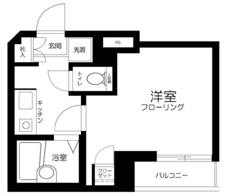 【間取り】 | スカイコート日本橋 | 間取りです。