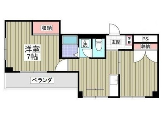 【間取り】 | 三ツ和マンション | 間取りです。