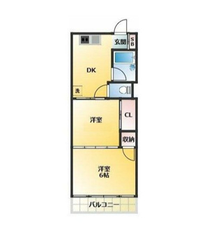 【間取り】 | エクセレンス志村Ⅰ | 間取りです。