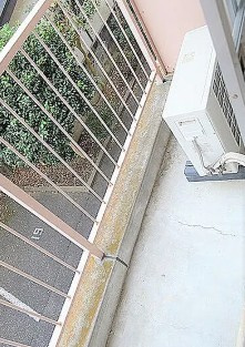 昭島市拝島町２丁目の賃貸マンションのバルコニー