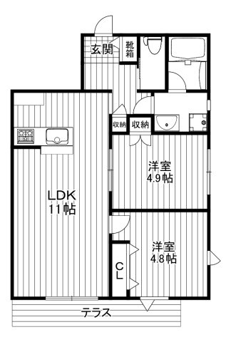 【間取り】 | アビテ明大前