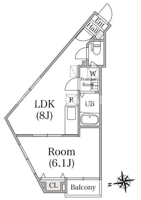 ベイホーム市川（Ｅ－２０２）の間取り