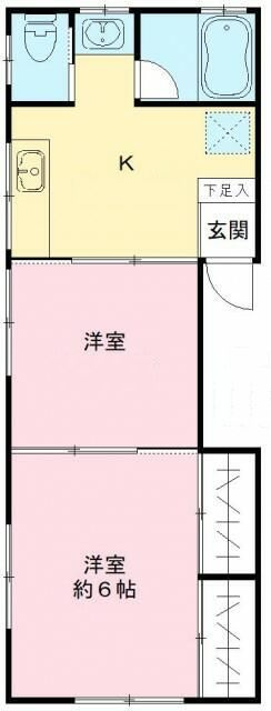 高新ハウスの間取り|間取りです。