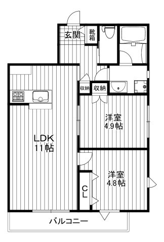 【間取り】 | アビテ明大前