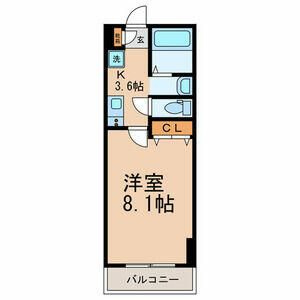 【間取り】 | Ｍａｉｓｏｎｄ　ｏｒ　ＫＡＭＥＡＲＩ　ＷＥＳＴ | 間取りです。