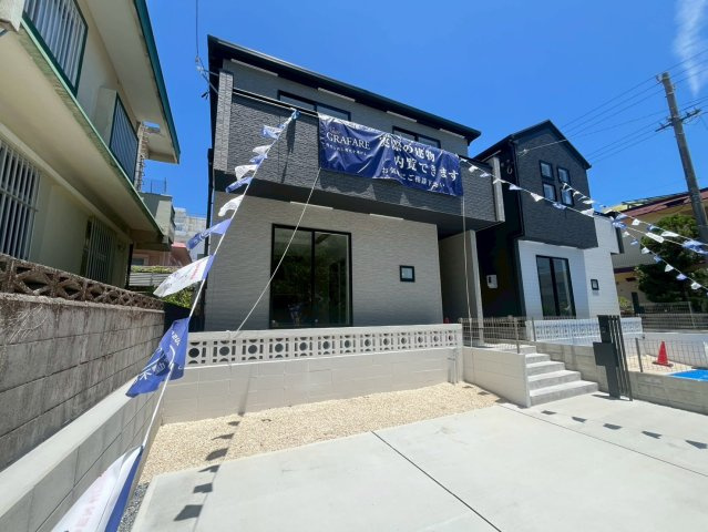 沖縄市松本新築戸建て 1号棟（全2棟）の外観|外観（西側）
