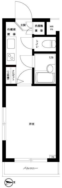 ルーブル三軒茶屋 の間取り