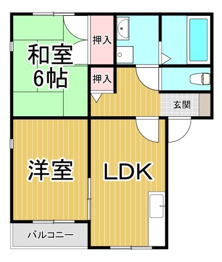 ハイツメルシーの間取り