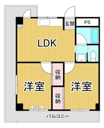 メゾンイン宝塚の間取り
