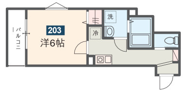【間取り】 | MELDIA福生Ⅱ
